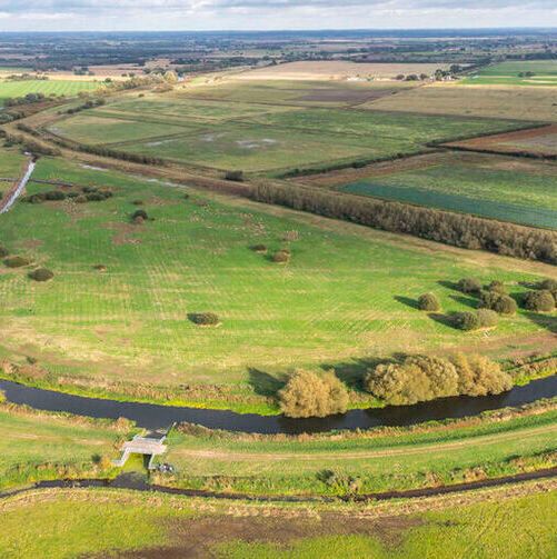 Peatlands in Nottinghamshire, UK. Peatlands in Nottinghamshire, UK.