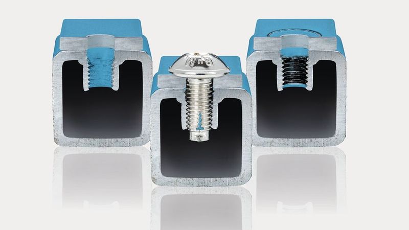 A multitasker in action: During assembly work, the B&M Contactscrew ensures a secure ground connection and clean threads.(Image: b&m)