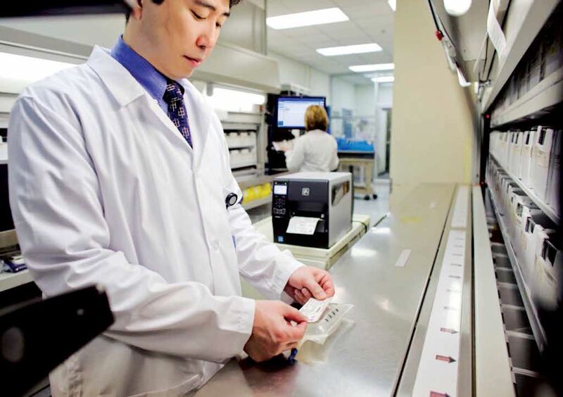 The use of RFID technology is deployed in pharmaceutical and biotech industries (Picture: Zebra Technologies)
