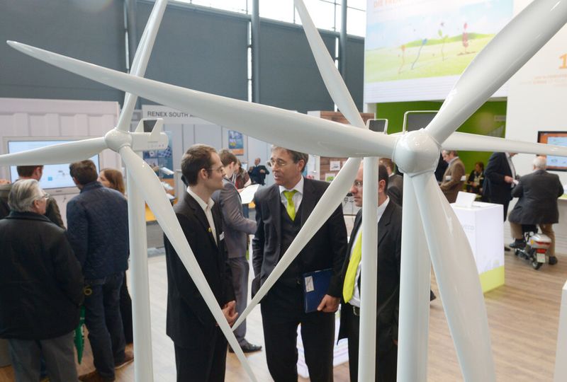 Der Besucher der Hannover-Messe 2014 darf sich auf zahlreiche Neuheiten im Windenergiebereich freuen. (Bild: Deutsche Messe)