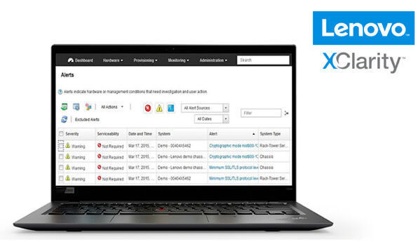 Als Management-Plattform für die Systeme auf Netapp-Basis dient Lenovos Xclarity. (Lenovo)