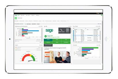 (Mit der Lösung Sage 100 CRM wissen Unternehmen immer genau, wo ihre Kampagnen und der Vertrieb steht. (Bild: Sage))