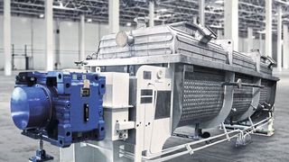 Gouda-Schaufeltrockner für die hygienische Trocknung von Lebensmitteln und Chemikalien. (Bild: Andritz)