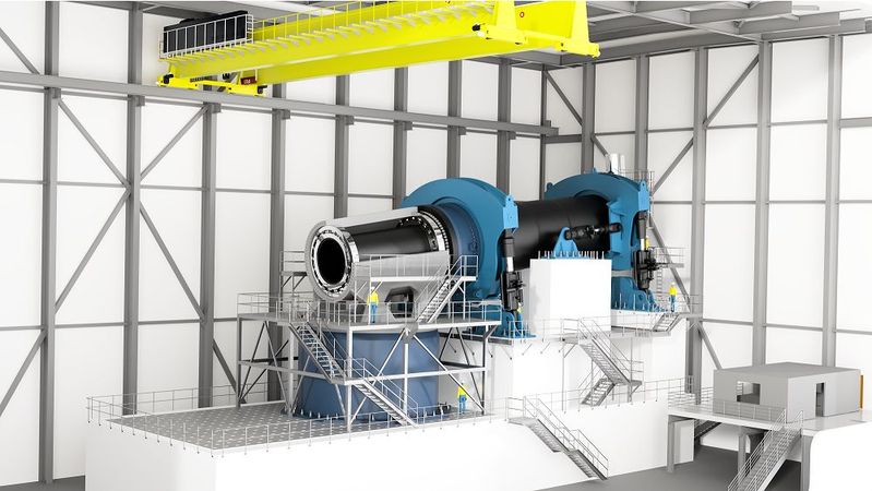 Prüfstand für Hauptlager.(Bild:  R&D Test Systems)