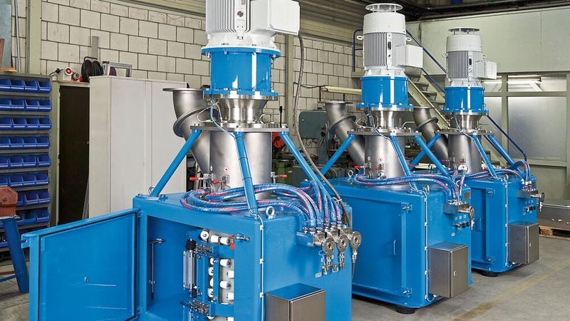 Der Flexomix ist seit über 40 Jahren auf dem Markt und gilt seither als zuverlässige Hochleistungs-Mischlösung. (Bild:  Hosokawa Micron)