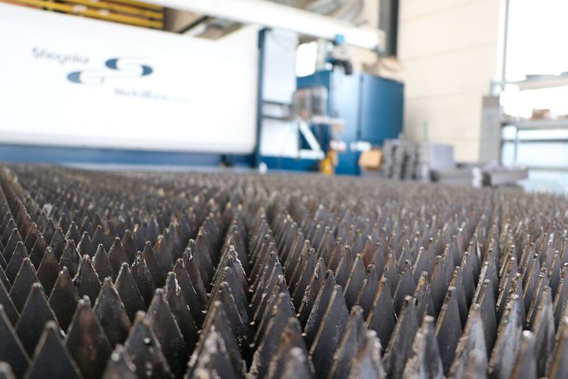 ... und nach zwei Stunden sind die Auflagezacken wieder zum Vorschein gekommen. (Bild: Trumpf)