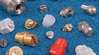 Enorm breites Spektrum an Düsen. Mit ihnen werden Medien wie Wasser, Gase, Öle oder Lebensmittelstoffe versprüht. (Bild: Jato)