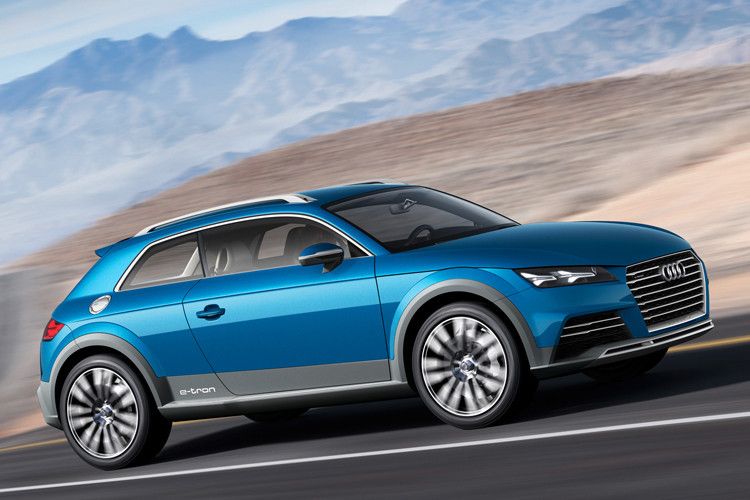 Audis Elektro-Zukunft: Beeindruckende 408 PS Systemleistung sollen das Showcar aus dem Stand in 4,6 Sekunden auf 100 km/h katapultieren, bei 250 km/h endet der Vortrieb im Begrenzer. (Foto: Audi)