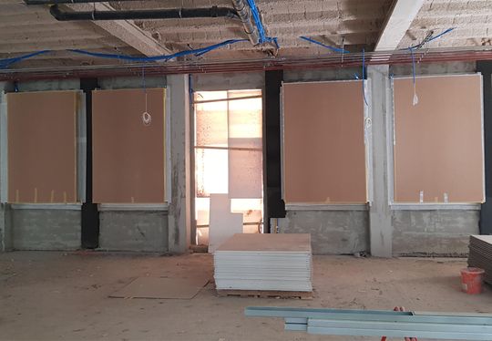 Beim System 3.2.7 bildet die Foamglas-Dämmschicht die dauerhaft sichere, dampfdichte Ebene, während die Innenbekleidung aus Gipskarton- oder Gipsfaserplatten flexibel gestaltet werden kann. (Foto:  Pittsburgh Corning (Schweiz) SA)