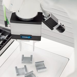 Die KI des mit dem Hermes Award prämierten 2D-Grasping-Kits wird im Metaverse trainiert und weiterentwickelt.(Bild:  Schunk)