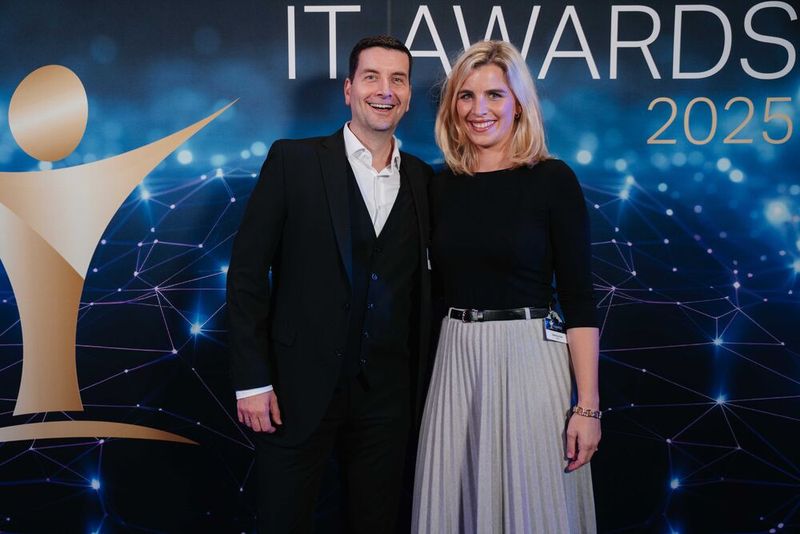 Gregor Keller und Katharina Eitel von Zscaler. (Bild: Manuel Emme Fotografie)