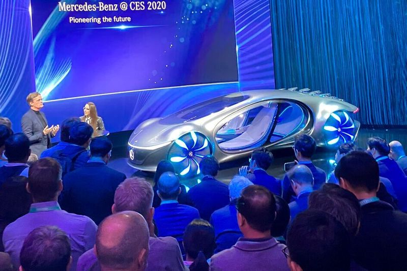 Die Mercedes-Studie soll die Vereinbarkeit von Luxus und Nachhaltigkeit demonstrieren.  (press-inform)