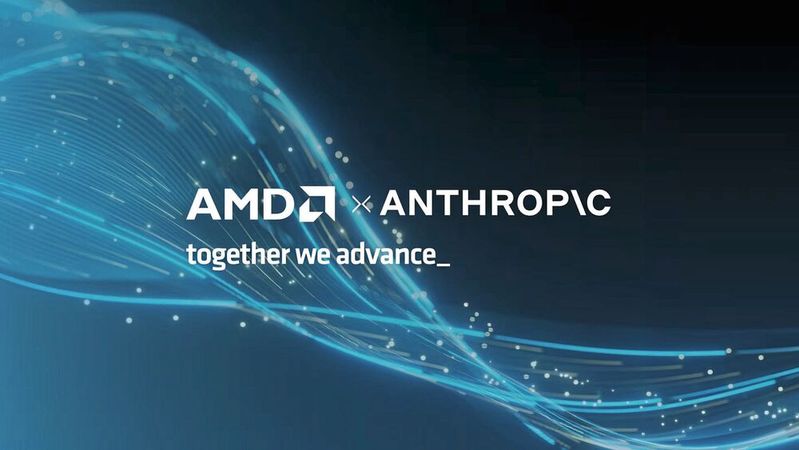 Kalifornische KI-Kooperation: Anthropic nutzt künftig Server-Systeme von AMD mit einem Energiebedarf von bis zu zwei Gigawatt.(Bild:  AMD)