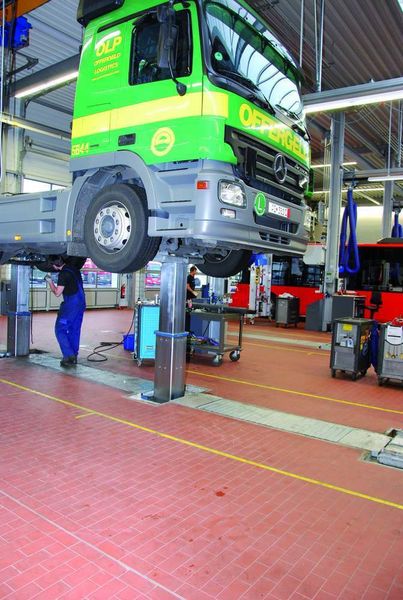 In der Werkstattausrüstung wollte die Niederlassung Aachen den Benchmark setzen. (Archiv: Vogel Business Media)