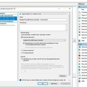Virtuelle Switches müssen gut geplant werden.
