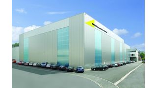 Platz für 12746 Paletten bietet die Regalanlage im neuen Distributionszentrum von Trio-Leuchten. (Archiv: Vogel Business Media)