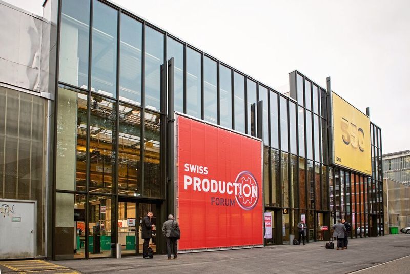 La Halle 550 à Zurich Oerlikon, dans laquelle se déroulera du 8 au 10 novembre 2022 le second Swiss 
Production Forum. (Thomas Entzeroth)