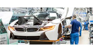 Der Münchner Automobilhersteller BMW investiert in den kommenden Jahren über 300 Millionen Euro in sein Leipziger Werk. (BMW)