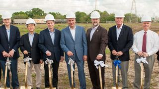 Executives and government officials at the March 22, 2017, ground breaking event for Lubrizol’s Deer Park, Texas, Facility.  (Richard Portrait Artist/ Business Wire)