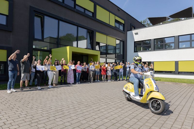 Die Herweck-Kollegen verabschieden sich. (Bild: Herweck)