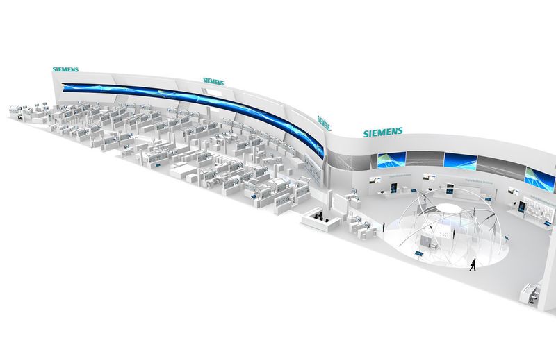 Entlang der konzernweiten Wachstumsfelder Elektrifizierung, Automatisierung und Digitalisierung präsentiert Siemens den Besuchern in Hannover zahlreiche neue Produkte und Lösungen. Unter den zentralen Themen 