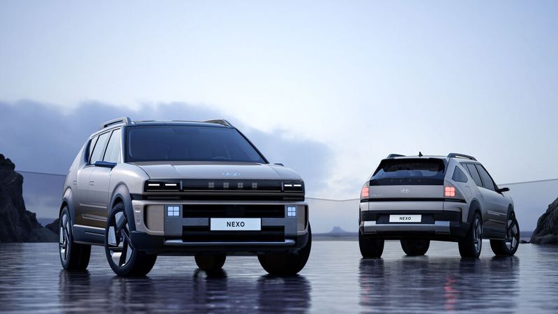 Hyundai stellt auf der Seoul Mobility Show die zweite Generation seines Brennstoffzellen-SUV Nexo vor.(Bild:  Hyundai via Autoren-Union Mobilität)