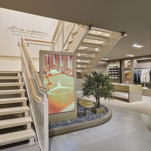 So sieht das Mercedes-Benz Studio Los Angeles, das sich in der Luxus-Gegend von Beverly Hills befindet, von innen aus. (Bild: Mercedes-Benz AG)