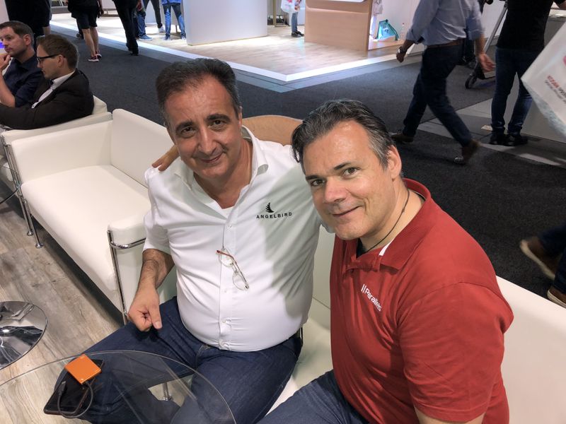 Livio de Pasquale, Angelbird, und Alexander Pantos, Parallels, kennen sich seit Jahren. (Bild: IT-BUSINESS)