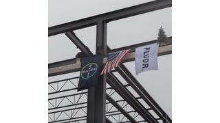 Fluor placed the final steel beam on Bayer's new cell culture technology center in Berkeley, California. (Business Wire)