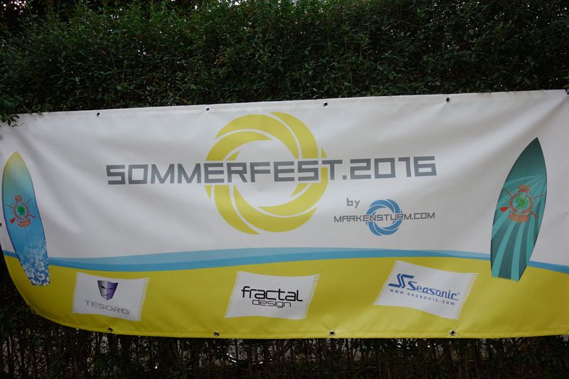 Sommerfest by Markensturm 2016 mit Tesoro, Fractal Design und Seasonic. (Bild: IT-BUSINESS)