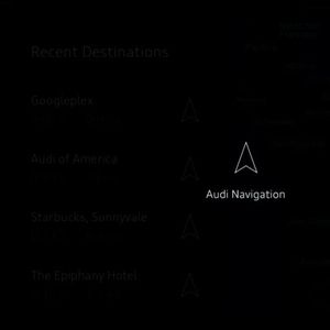 Integriertes Android-Betriebssystem im Audi Q8 sport concept: Navigation über HERE oder Google Maps(Bild:  AUDI AG)