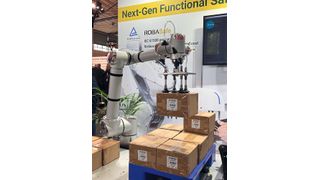 Mit der Integration von intelligenten Fertigungsprozessen und der modernen Zusammen- arbeit von Mensch und Maschine steigt auch die Nachfrage nach sicheren autonomen Systemen.  (Bild: Stefanie Michel)