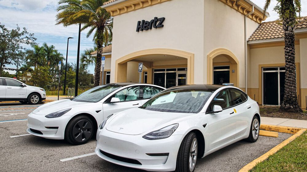 Der Vermieter Hertz plant Verkauf von Teilen der ElektroautoFlotte