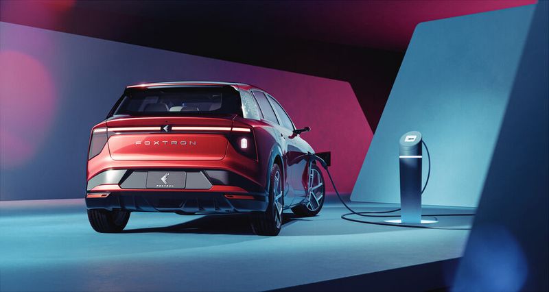 Bislang ist das Auto nur eine Studie, Medien berichten über einen möglichen Marktstart im Jahr 2024. (Bild: Autoren-Union Mobilität/Foxconn/Pinifarina)