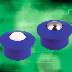 Kugelrollen mit Kunststoffgehäuse von norelem eignen sich besonders für hygienekritische Anwendungen.(Bild:  norelem)