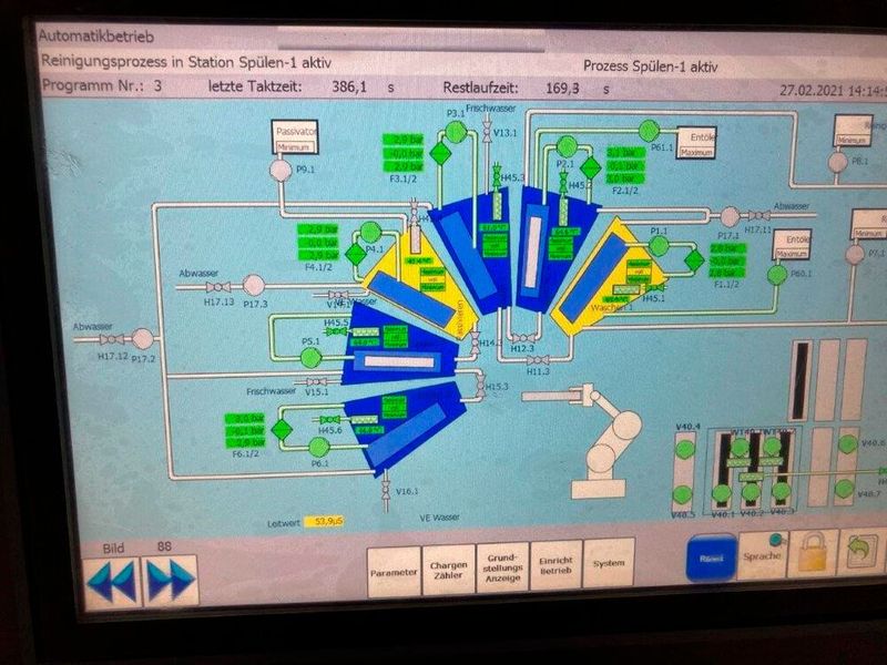 Für einen anderen Prozess ist mit einer speziellen Elektrolytflüssigkeit zu beschichten. Dazu wurde eine komplexe Verfahrensfolge entworfen. So reinigt man mithilfe von MTM-Know-how dünne Folien, die für Elektrolyseure gebraucht werden wirtschaftlich und effizient. (Bild: Th. Isenburg)