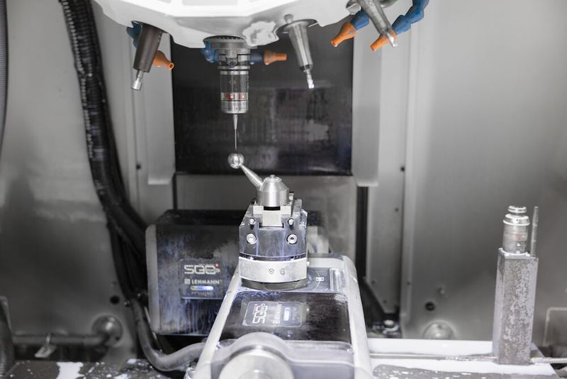 Neben den typischen Messaufgaben während der Bearbeitung werden die TC52-Messtaster auch mit der Blum-Software Kinematics Perfect eingesetzt. Die Software ermöglicht eine präzise Überprüfung, Dokumentation und Korrektur der Drehachsen der Rund- und Schwenktische. (Bild: Blum-Novotest)