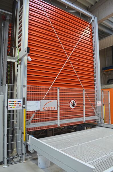 Optimales Blechlager für effizienten und sicheren Materialfluss: Das Turmlager Unitower 2.0. (Bild: Kasto)