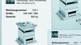 Neuer Typenschild-Designer ermöglicht optimale Werkzeugkennzeichnung. (Bild: Meusburger)