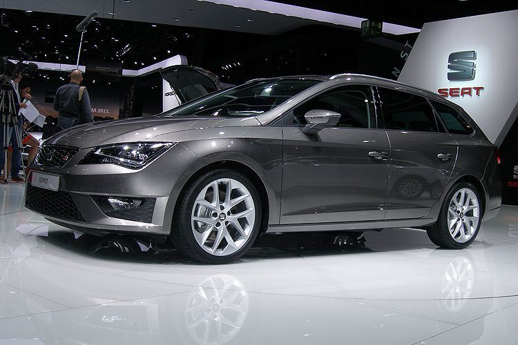 Seat präsentiert den Kombi Leon ST.  (Foto: Grimm)