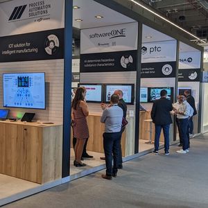 Am Montagmorgen geht das Messetreiben noch gemächlich zu. Das wird sich in den folgenden Tagen jedoch ändern.(Bild:  PROCESS)