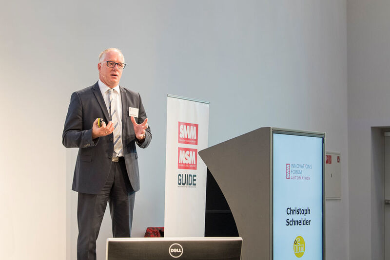 Christoph Schneider, ifm datalink gmbh, präsentierte die Software-Lösung von ifm für Industrie 4.0. (Thomas Entzeroth)