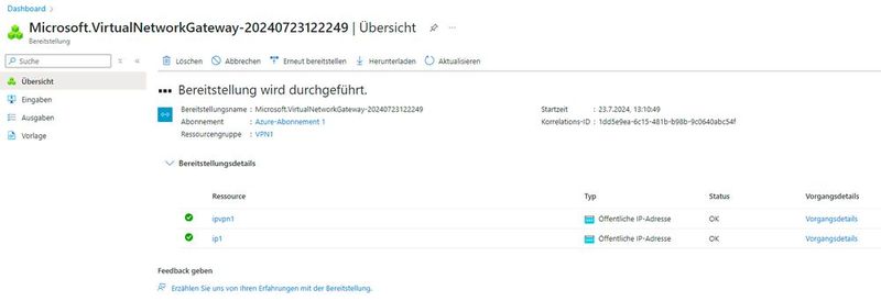 Das Gateway wird in Azure bereitgestellt. (Bild: Joos - Microsoft)