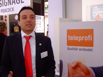 Teleprofi-Chef Wigand Maethner erklärte Partnern das neue Fachhandelskonzept (Archiv: Vogel Business Media)