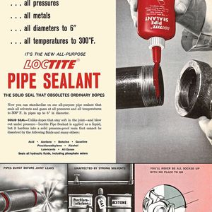 1956 als American Sealants Company gegründet und 1963 in Loctite Corporation umbenannt, gehört die bekannte Marken seit 1997 zu Henkel. Unter ihr vertreibt der Konzern unter anderem Metallklebstoffe, die zur Schraubensicherung und als Flüssigdichtung zur Anwendung kommen.(Bild:  Henkel)