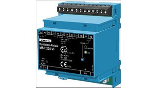 Mit dem MSR 220 Vi steht erstmals ein Kaltleiter-Relais zur Verfügung, das über einen eigensicheren Sensoranschluss verfügt und für die Temperaturüberwachung von Betriebsmitteln im explosionsgefährdeten Bereich zugelassen ist. (Archiv: Vogel Business Media)