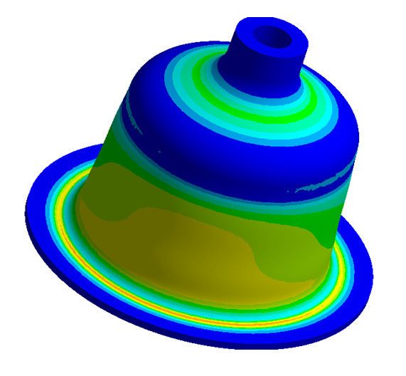 Abb.5: Finite-Element-Berechnung des MultiTesters (Bild: Fraunhofer LBF)