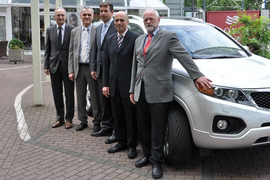 Somit besteht die Führungsriege des Verbands künftig neben Friedrich Weiler, Michael Degel, Dirk Riemann und Geschäftsführer Dietrich Asche aus Dr. Wolfgang Gröber (v.r.)... (Foto: Wehner)