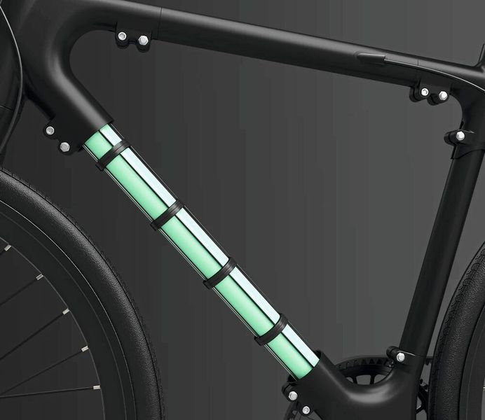 Der Akku ist unsichtbar im Unterroh verbaut. (Bild: Vanpowers Bike)