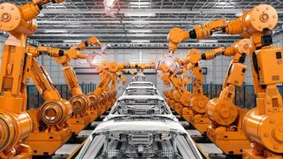 Eine neue Datenschnittstelle soll ermöglichen, dass Roboterprogramme in Zukunft vollständig in der SPS geschrieben werden können. (phonlamaiphoto - stock.adobe.com)